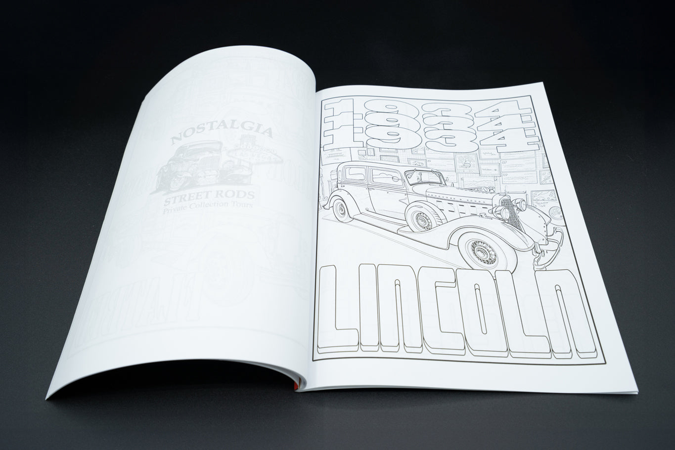 Nostalgia Street Rods Coloring Book