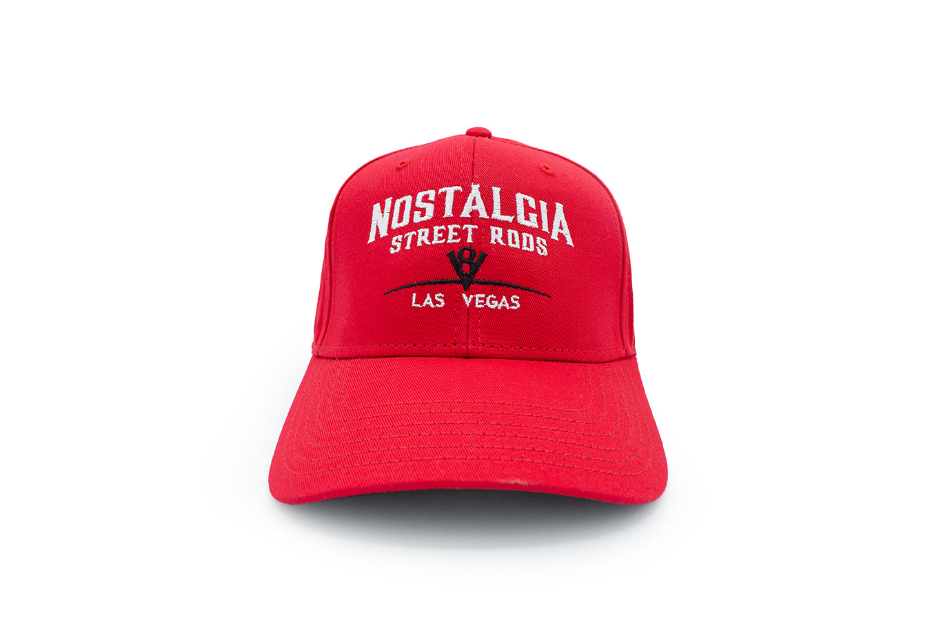 Nostalgia Street Rods Classic Baseball Cap - Red