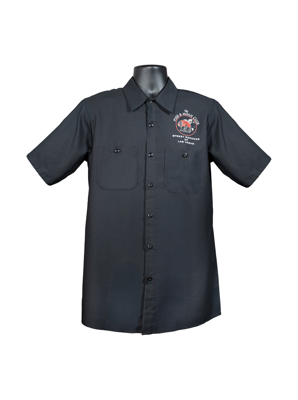 Nostalgia Street Rods Piss & Moan Club Work Shirt