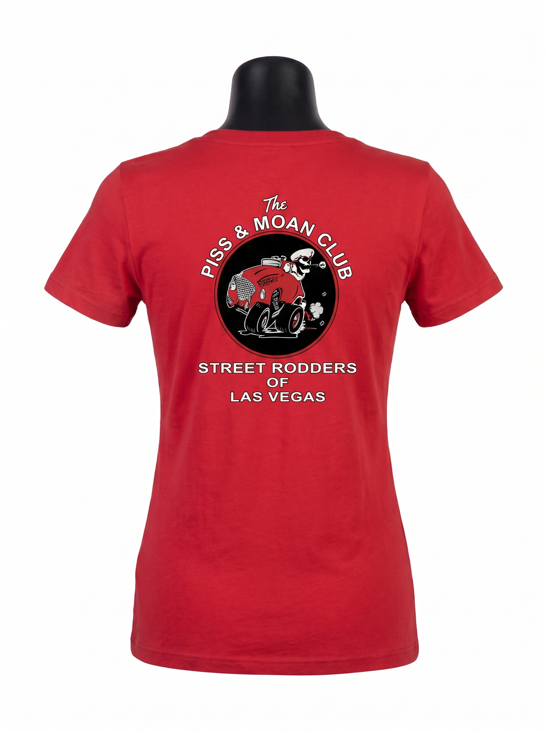 Women's Piss & Moan Club Shirt (Red)