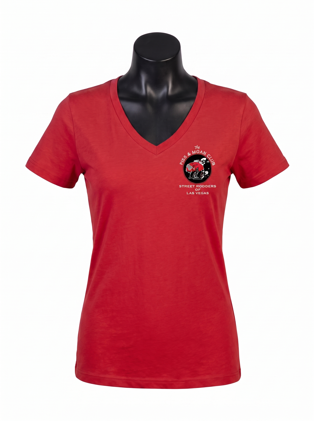 Women's Piss & Moan Club Shirt (Red)