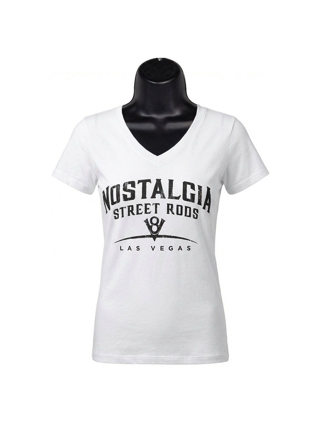 Women’s White Nostalgia Street Rods V8
